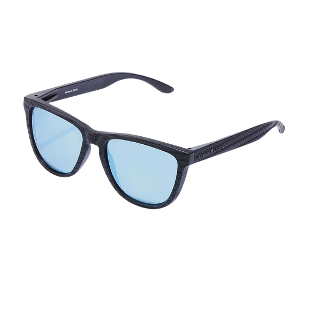 Gafas de Sol Hawkers One Raw Carbono Polarizado con Marco Negro Estampado y Lunas Azules Espejados - 54 mm 1