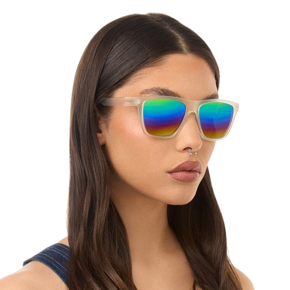 Gafas de Sol Polarizado Hawkers One Life Style Rodeo Blanco Transparente Unisex Talla 53mm 6