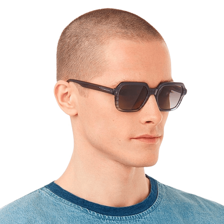 Gafas de Sol Hawkers Minimal con Marco Gris Transparente y Lunas Negras - 52 mm 6