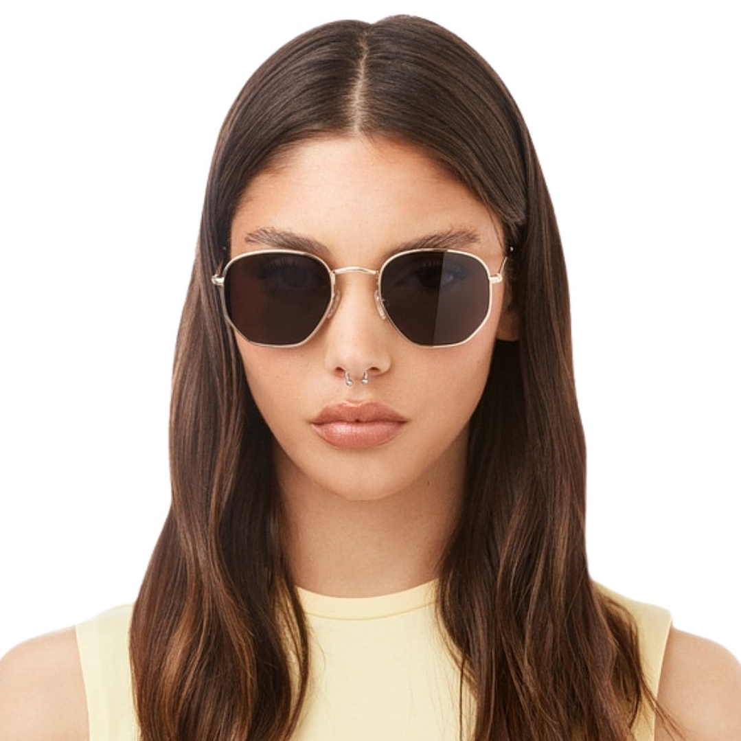 Gafas de Sol Hawkers Sixgon Drive Polarizado con Marco Dorado y Lunas Azules - 50 mm 7