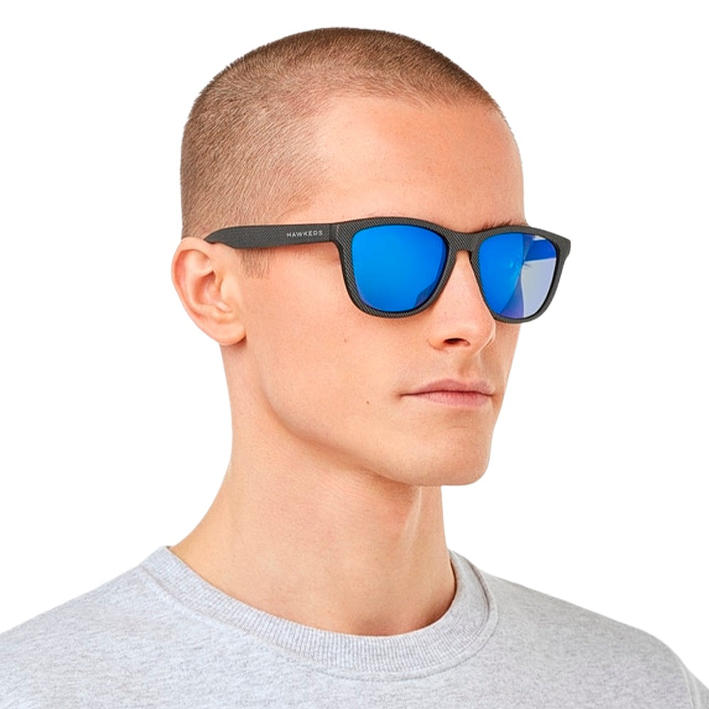 Gafas de Sol Polarizado Hawkers One Carbono Azul Espejado Unisex Talla 54mm 7