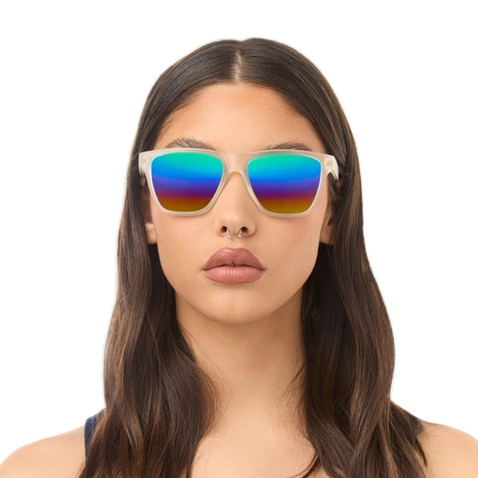 Gafas de Sol Polarizado Hawkers One Life Style Rodeo Blanco Transparente Unisex Talla 53mm 7