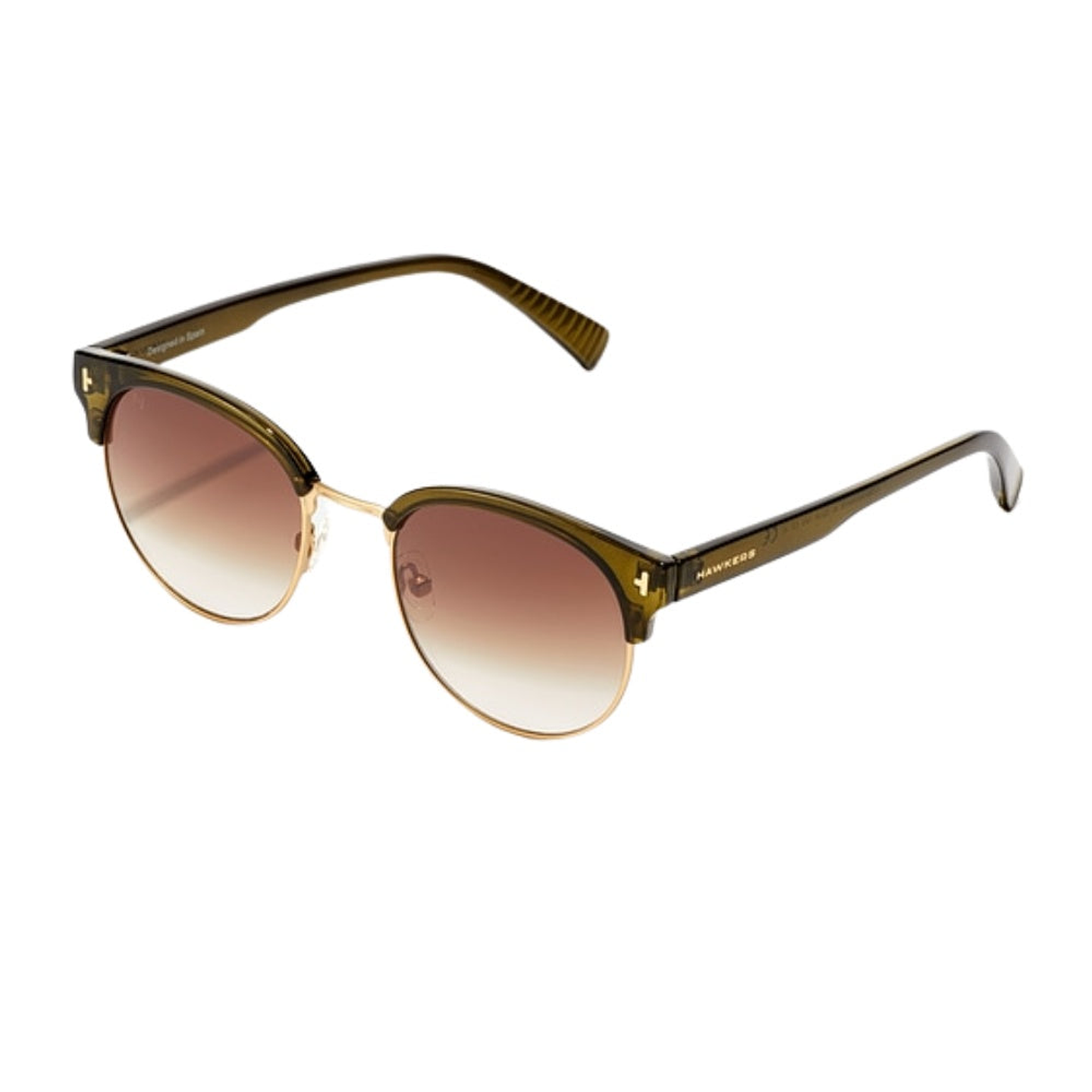 Gafas de Sol Hawkers New Classic Rounded Marron Degrade Unisex Talla 53mm 2