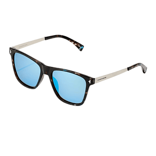 Gafas de Sol Hawkers One LS Metal Polarizado con Marco Carey y Lunas Azul Espejado - 54 mm