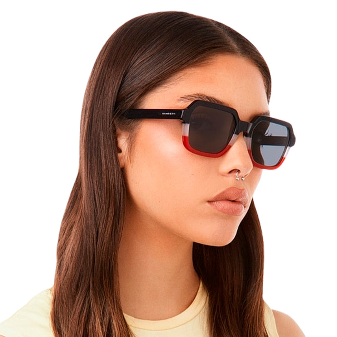 Gafas de Sol Hawkers Minimal con Marco Tricolor y Lunas Grises - 52 mm 7