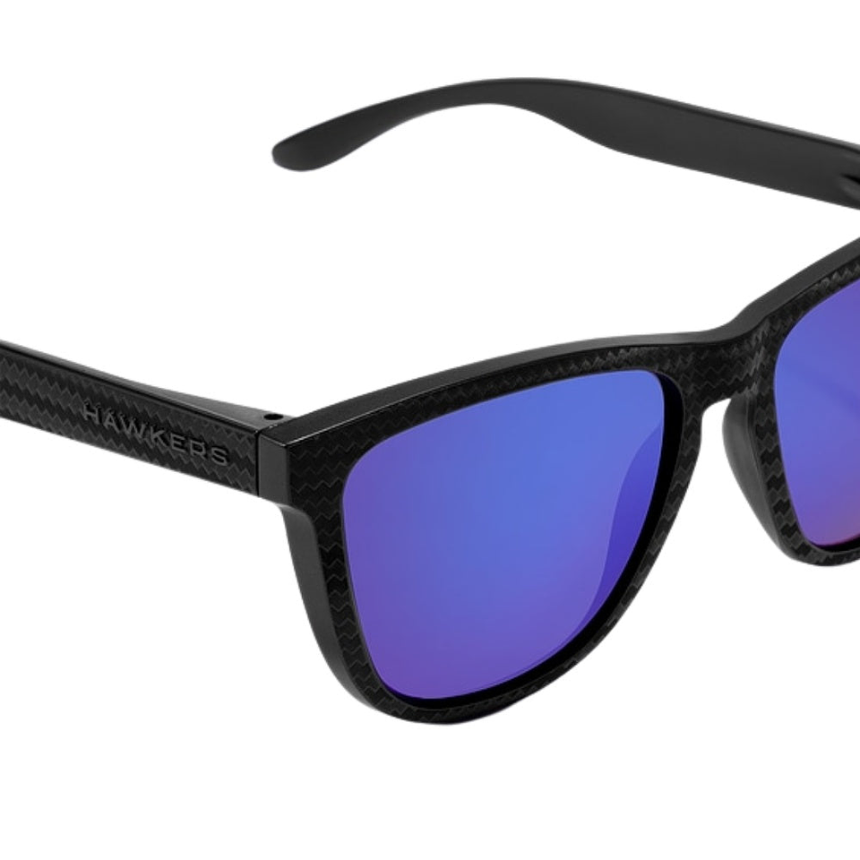 Gafas de Sol Polarizado Hawkers One Raw Carbono Azul Espejado Unisex Talla 54mm 4