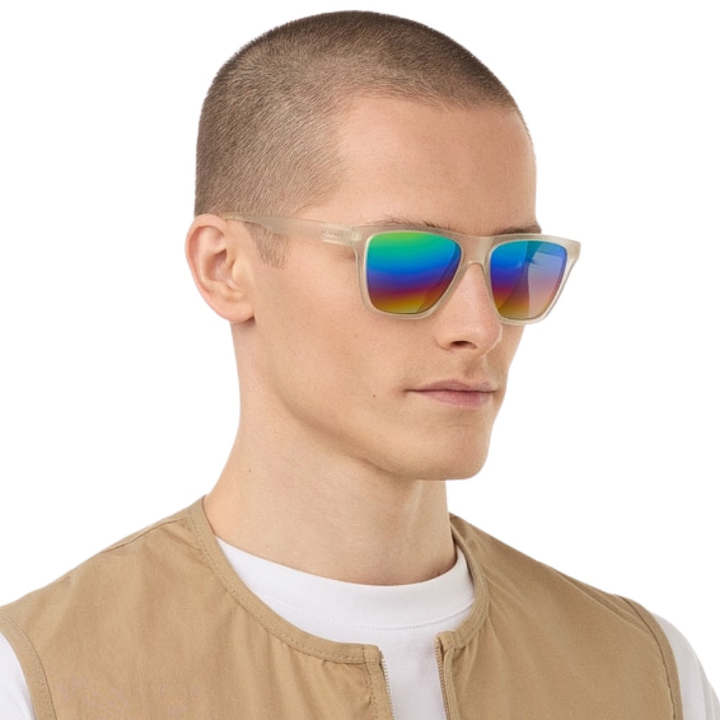 Gafas de Sol Polarizado Hawkers One Life Style Rodeo Blanco Transparente Unisex Talla 53mm 8