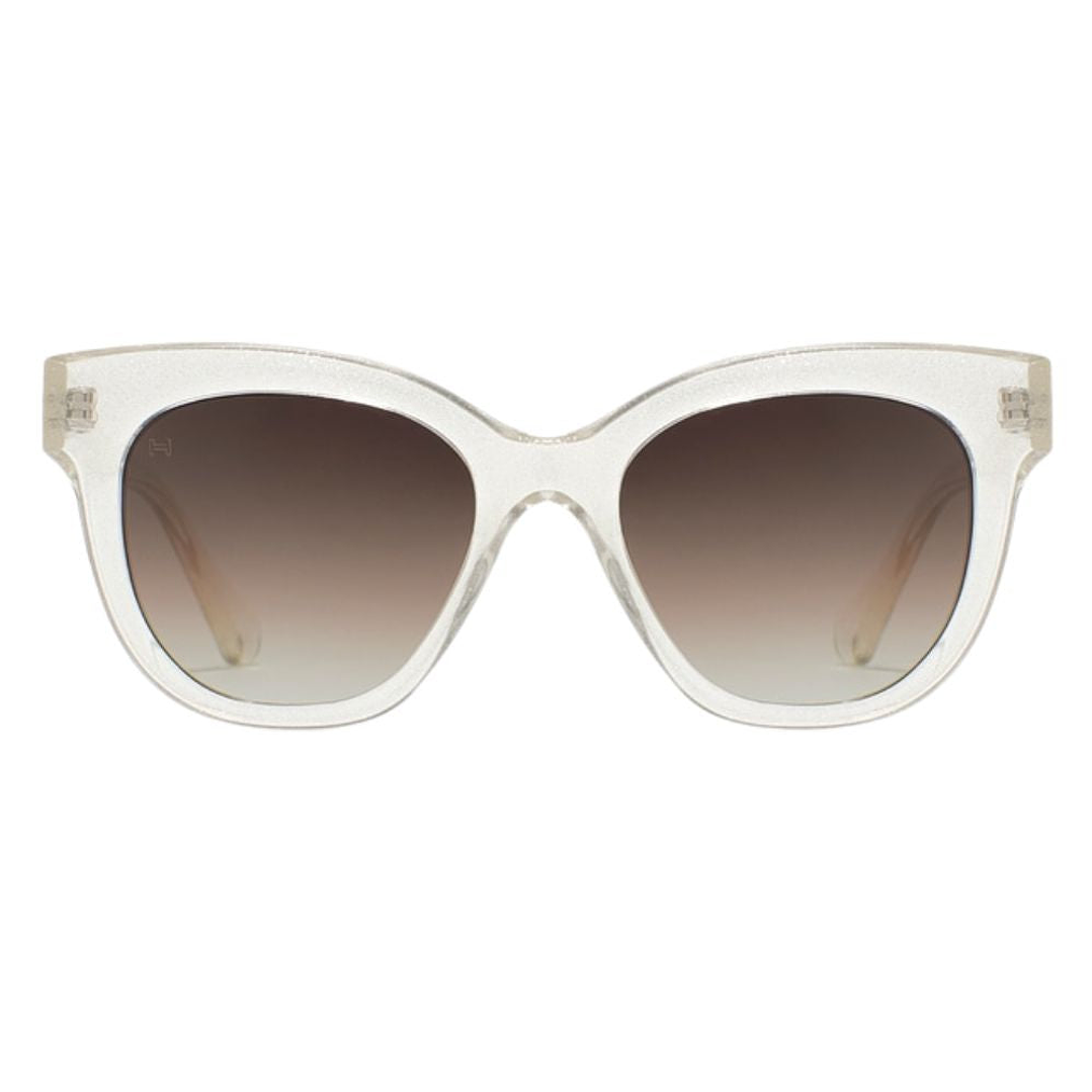 Gafas de Sol Hawkers Audrey Raw con Marco Beige Transparente y Lunas Marron Degrade - 52 mm 2