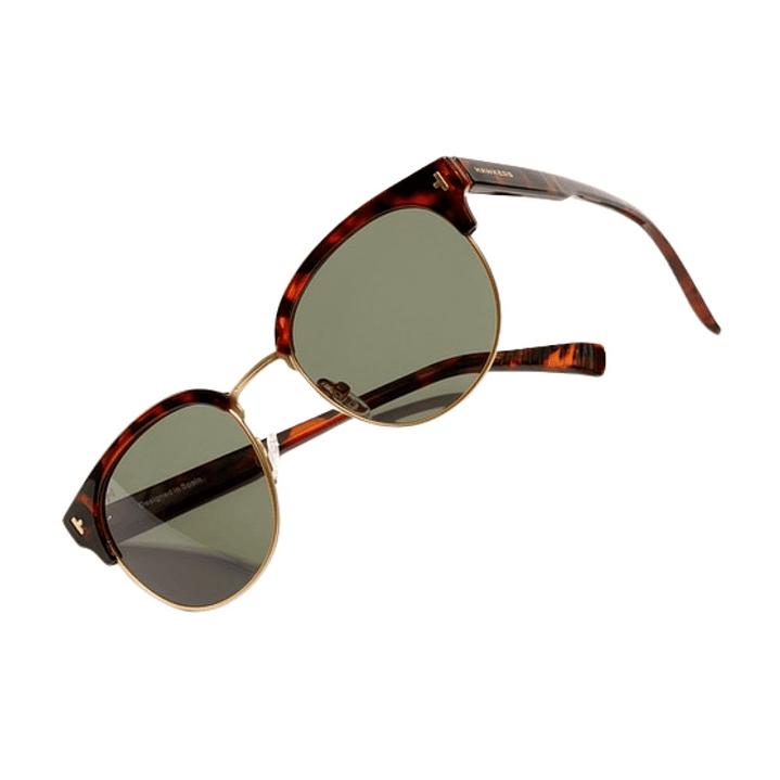 Gafas de Sol Hawkers New Classic Rounded Polarizado con Marco Carey y Lunas Verdes - 53 mm 4