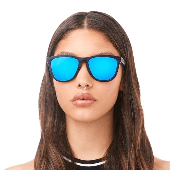 Gafas de Sol Hawkers One Raw Carbono Polarizado con Marco Negro Estamapado y Lunas Azul Espejado - 54 mm 6