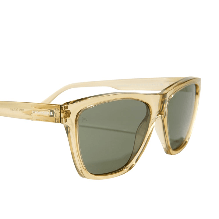 Gafas de Sol Hawkers One LS Raw con Marco Beige Transparente y Lunas Verdes - 54 mm 3