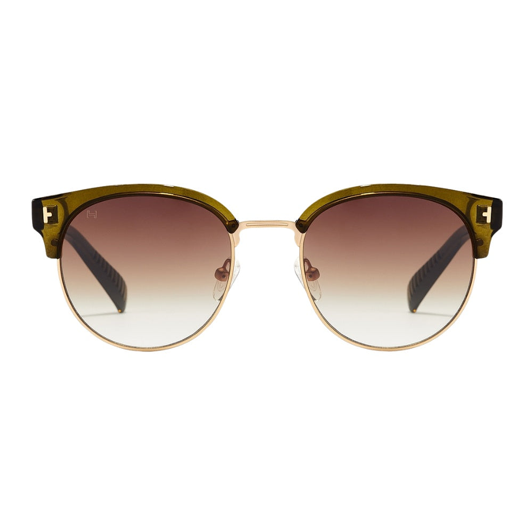 Gafas de Sol Hawkers New Classic Rounded con Marco Verde y Lunas Marron Degrade - 53 mm 5