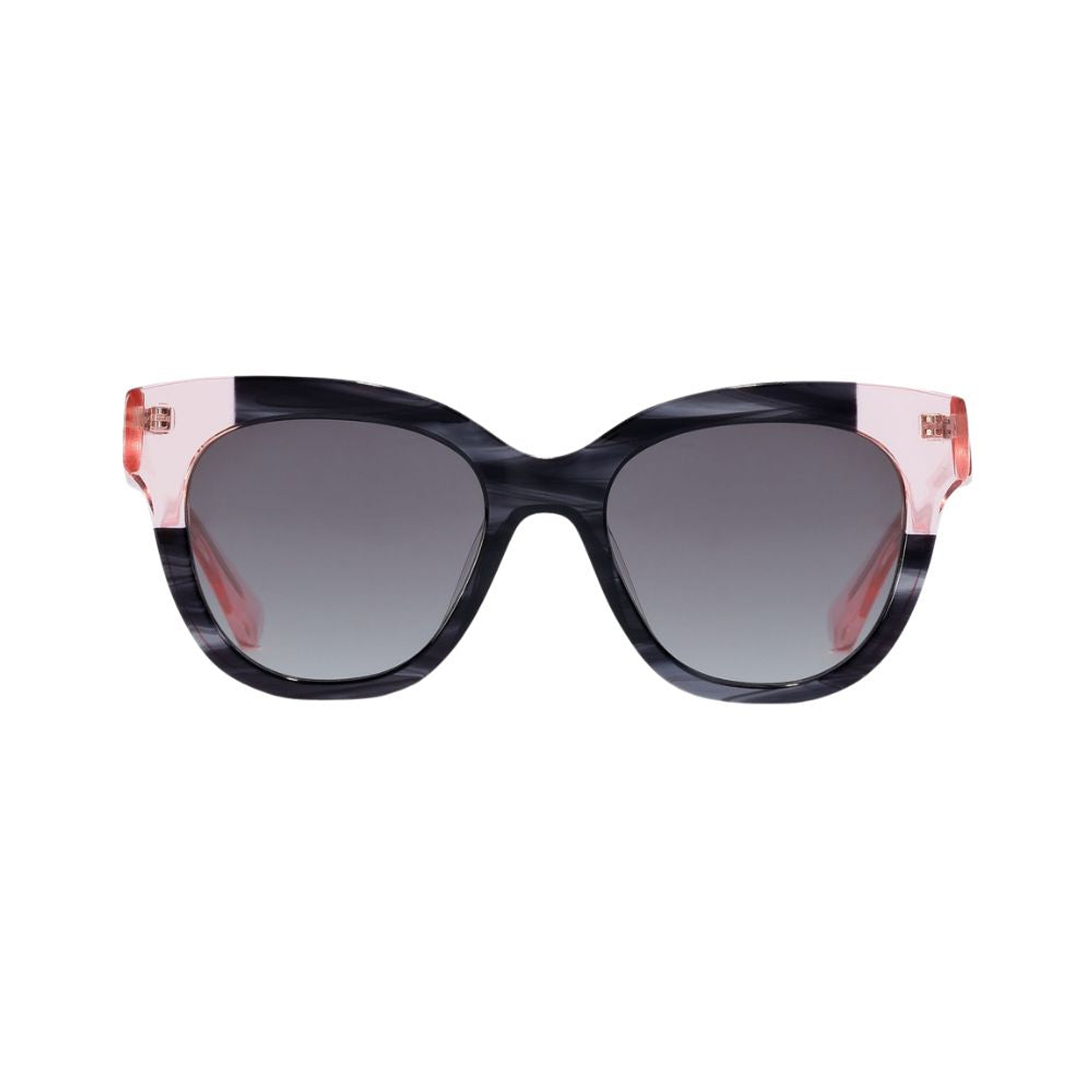 Gafas de Sol Hawkers Audrey Negro y Rosa Semitransparente Unisex Talla 52mm 3