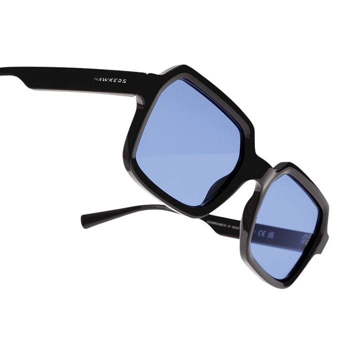 Gafas de Sol Hawkers Minimal Max con Marco Negro y Lunas Azules - 62 mm 3