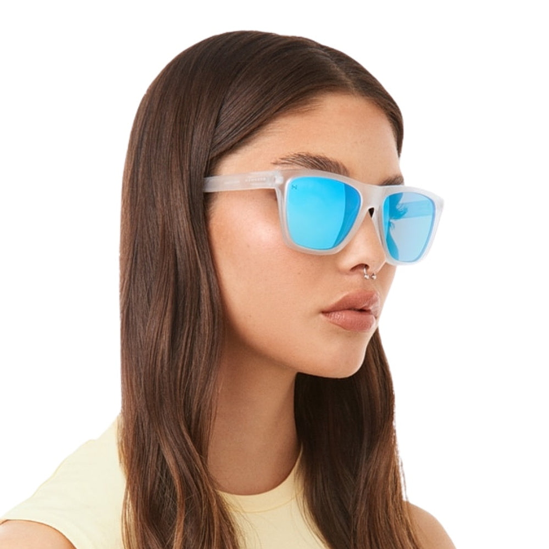 Gafas de Sol Hawkers One LS Polarizado con Marco Transparente con Lunas Azul Espejado - 54 mm 6