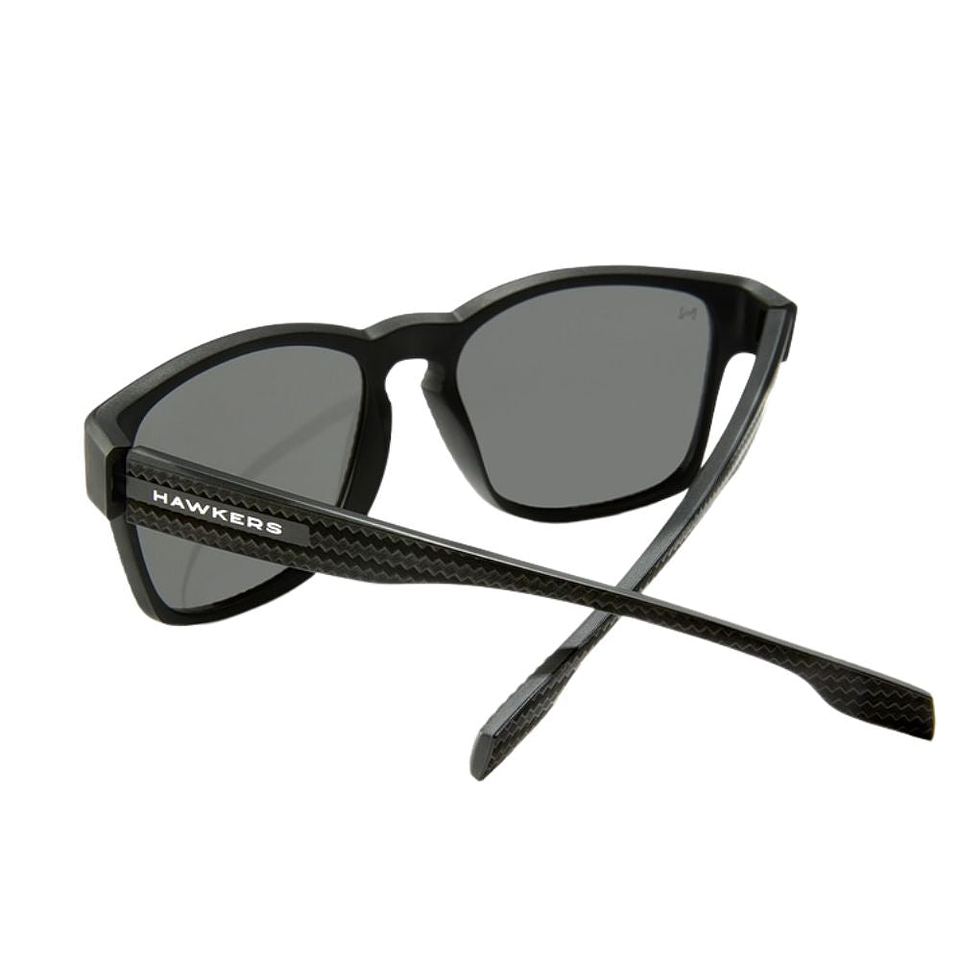 Gafas de Sol Polarizado Hawkers Core Raw Carbon Fiber Negro Estampado Unisex Talla 56mm 5