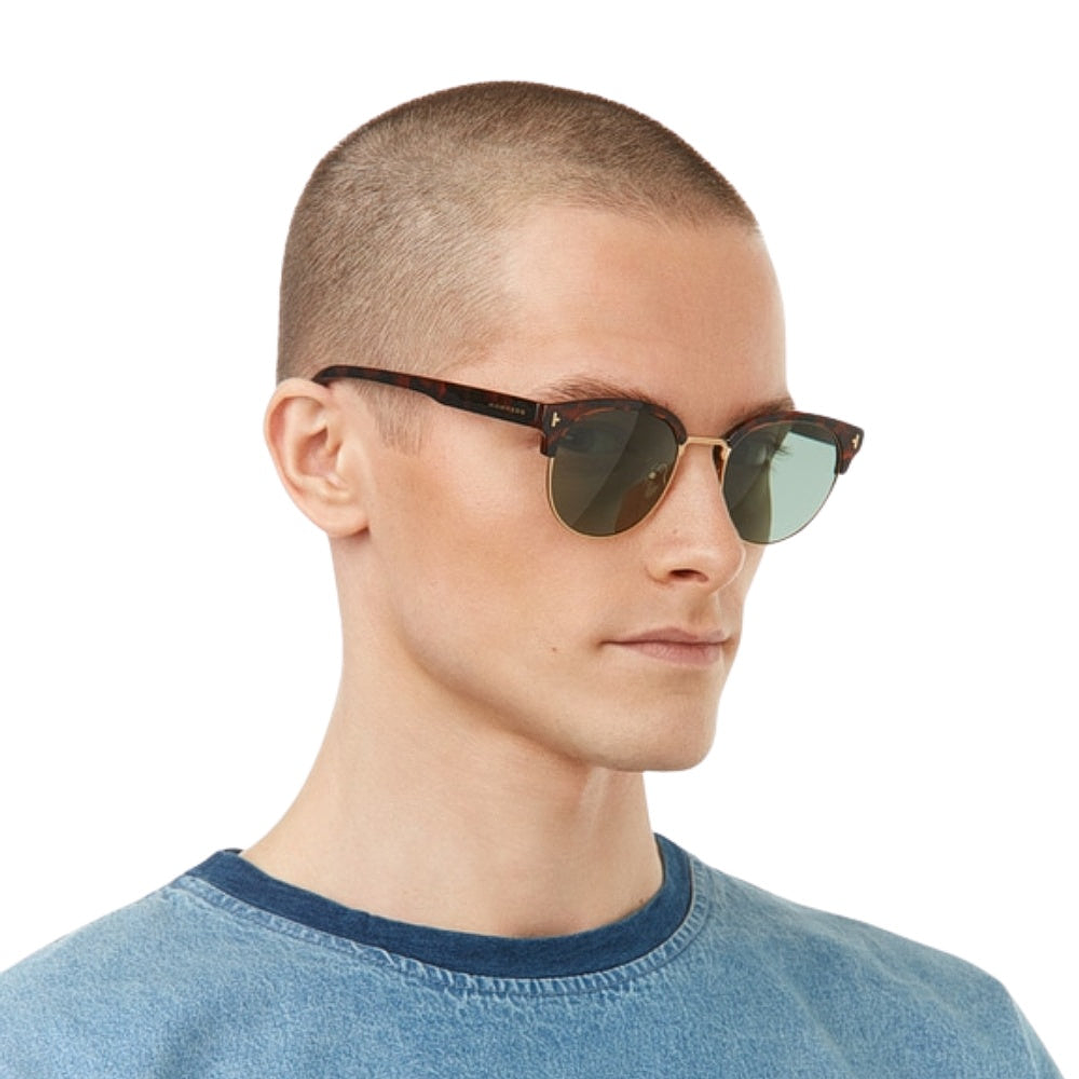 Gafas de Sol Hawkers New Classic Rounded Polarizado con Marco Carey y Lunas Verdes - 53 mm 7