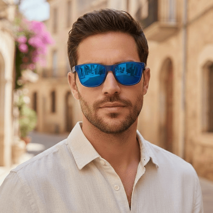 Gafas de Sol Hawkers One LS Raw Polarizado con Marco Azul y Lunas Azules - 54 mm 6