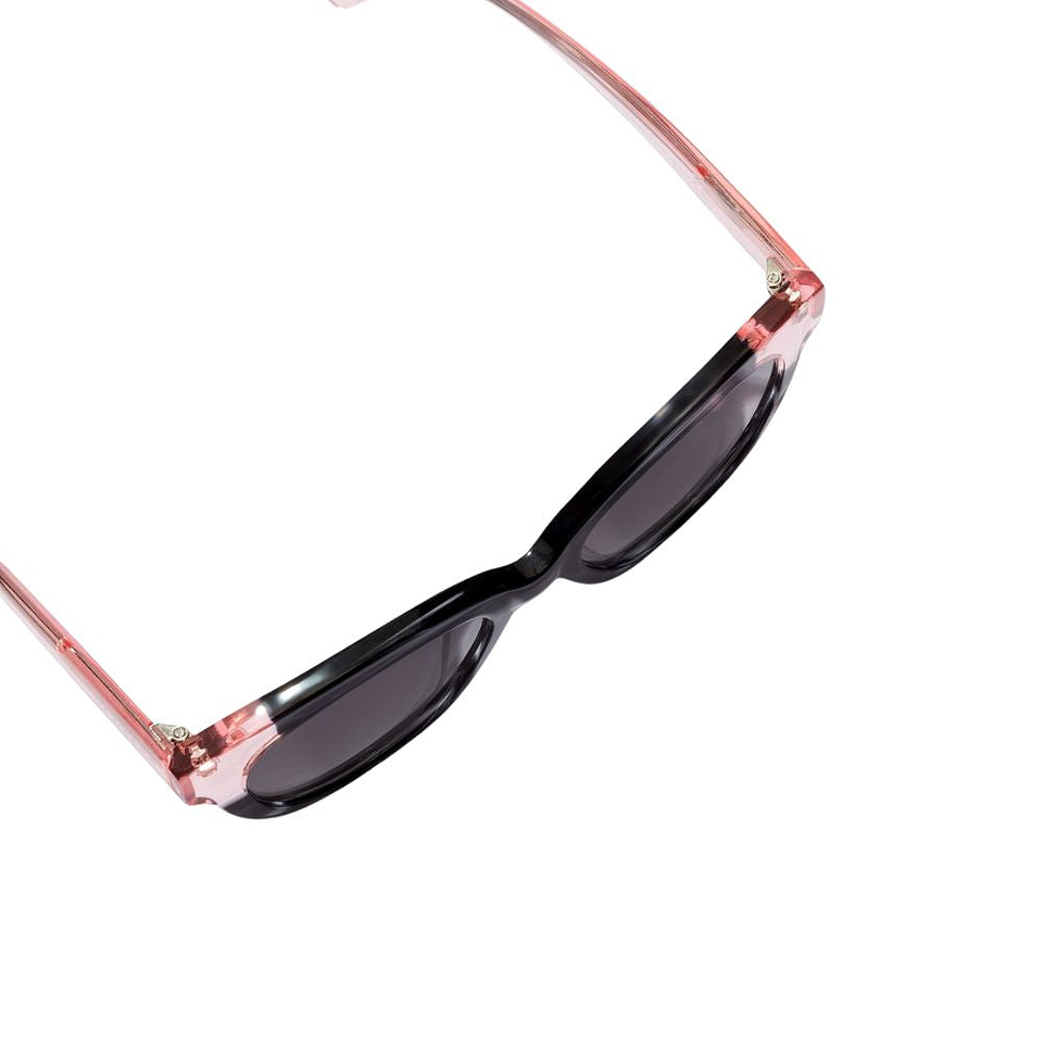 Gafas de Sol Hawkers Audrey Negro y Rosa Semitransparente Unisex Talla 52mm 6