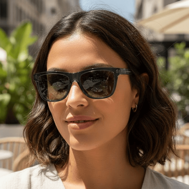 Gafas de Sol Hawkers Core Raw Carbon Fiber Polarizado con Marco Negro y Lunas Negras - 56 mm 6