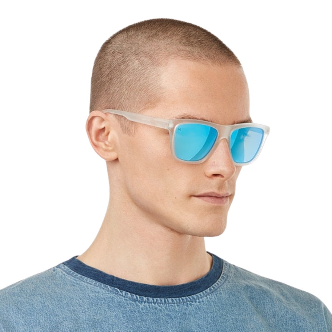 Gafas de Sol Hawkers One LS Polarizado con Marco Transparente con Lunas Azul Espejado - 54 mm 8