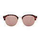 Gafas de Sol Hawkers Classic Rounded con Marco Marron Carey y Lunas Oro Rosa Espejado - 51 mm - Miniatura 5