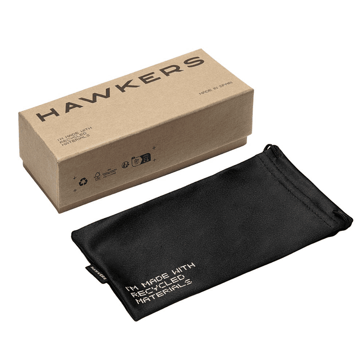 Gafas de Sol Hawkers One LS Raw con Marco Beige Transparente y Lunas Verdes - 54 mm 8