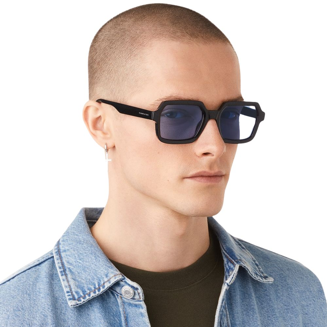 Gafas de Sol Hawkers Minimal Max con Marco Negro y Lunas Azules - 62 mm 7