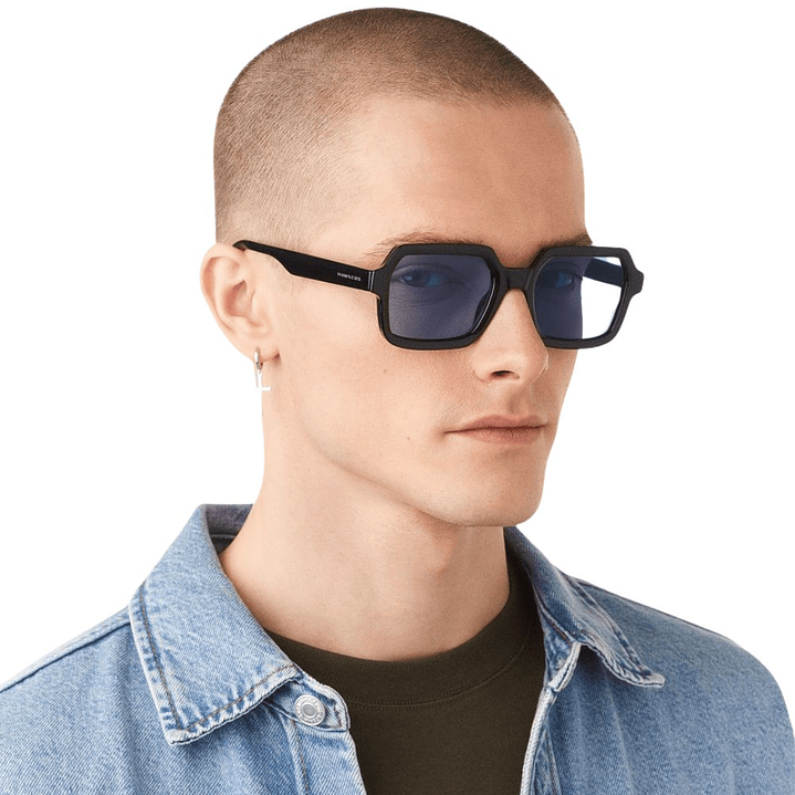 Gafas de Sol Hawkers Minimal Max con Marco Negro y Lunas Azules - 62 mm 7