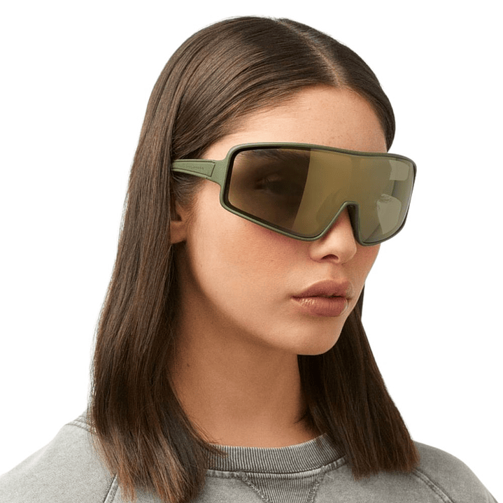 Gafas de Sol Deportivas Hawkers Tiger con Marco Verde y Lunas Beis - 141 mm 6