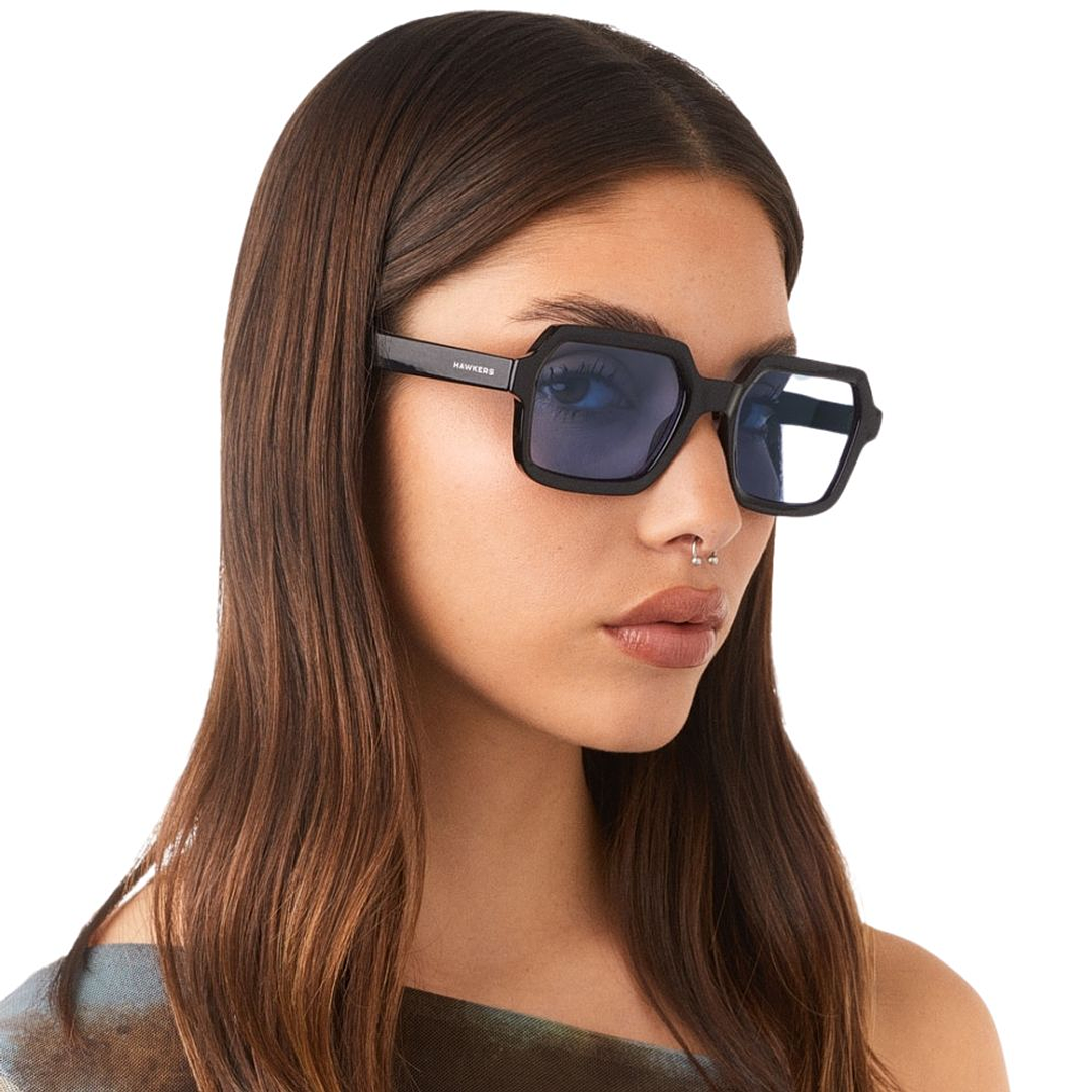Gafas de Sol Hawkers Minimal Max con Marco Negro y Lunas Azules - 62 mm 8