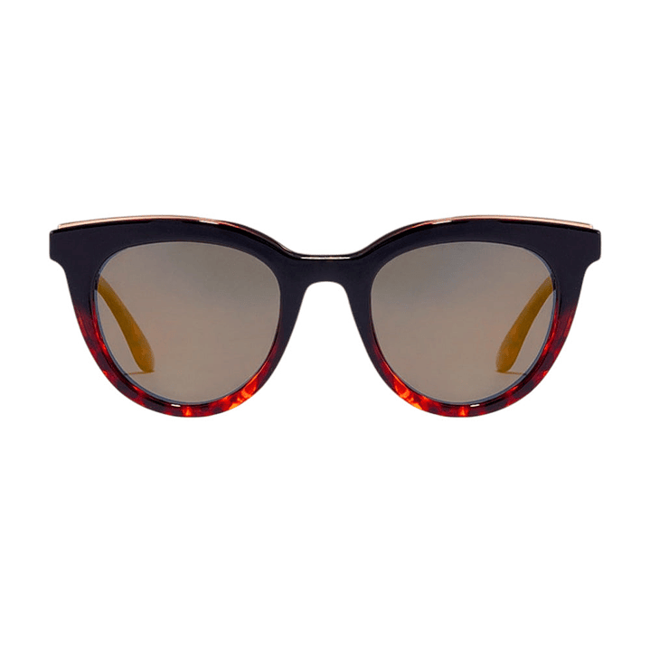 Gafas de Sol Hawkers Bella Polarizado con Marco Negro y Carey y Lunas Dorado - 49 mm 3