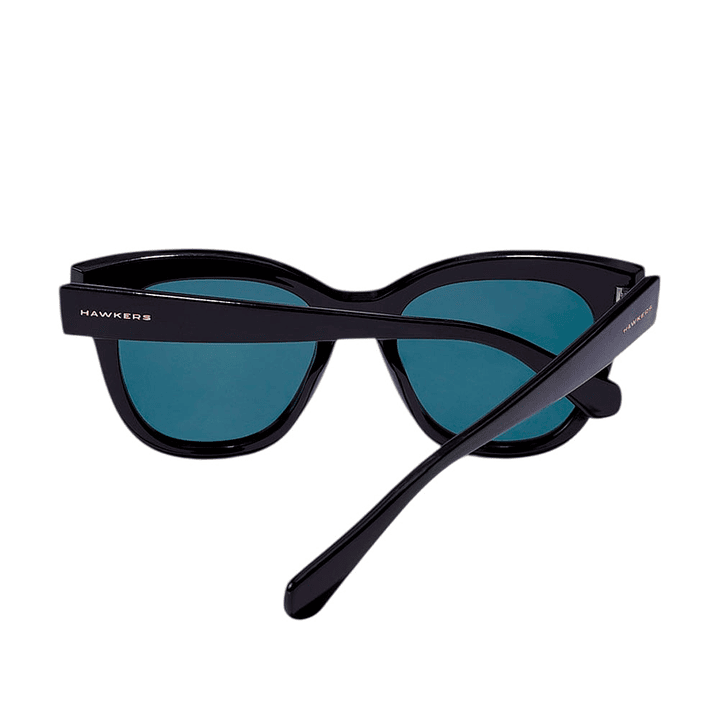Gafas de Sol Hawkers Audrey Neuve Polariazado con Marco Negro y Lunas Oro Rosa - 51 mm 4