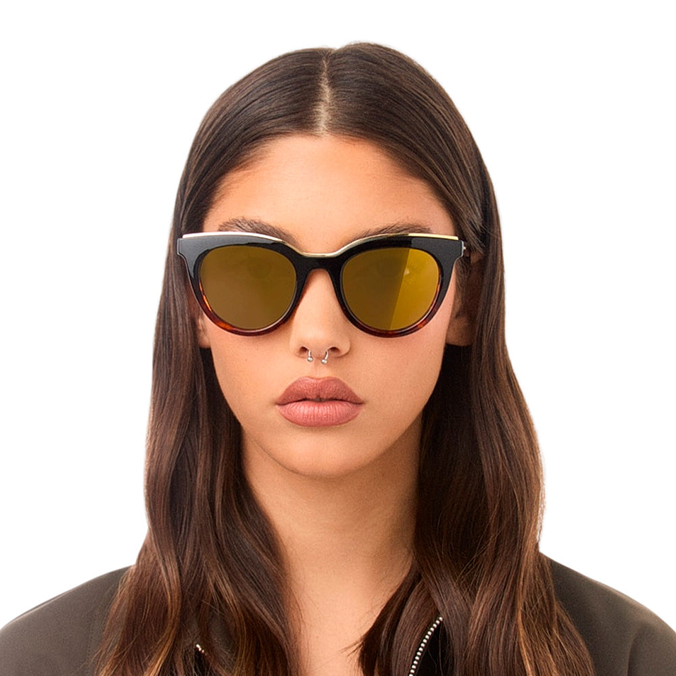 Gafas de Sol Polarizado Hawkers Bella Dorado Espejado Unisex Talla 49mm 7