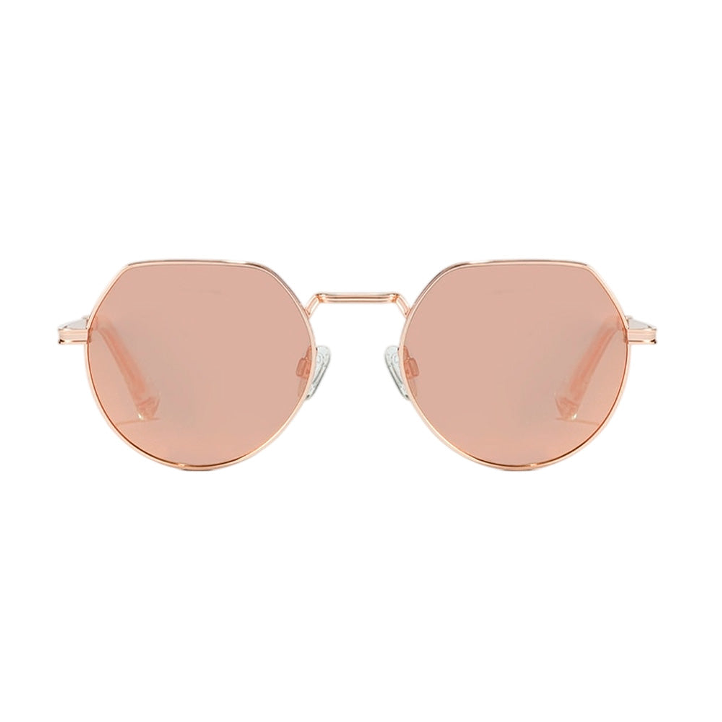 Gafas de Sol Polarizado Hawkers Aura Oro Rosa Espejado Unisex Talla 52mm 4