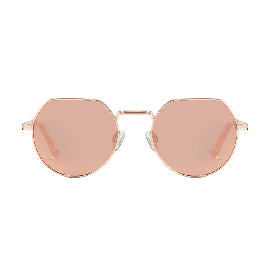 Gafas de Sol Polarizado Hawkers Aura Oro Rosa Espejado Unisex Talla 52mm 4