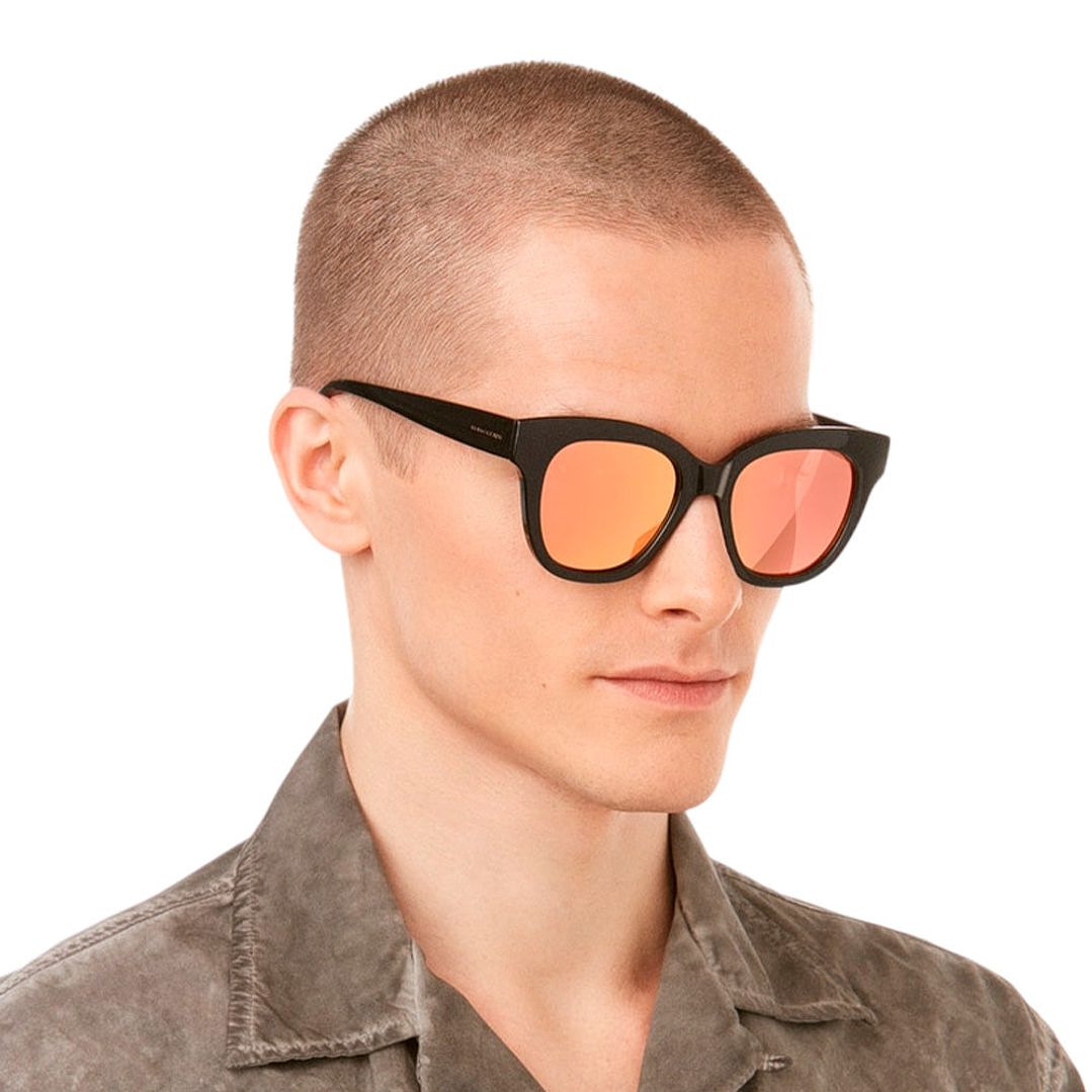 Gafas de Sol Hawkers Audrey Neuve Polariazado con Marco Negro y Lunas Oro Rosa - 51 mm 7