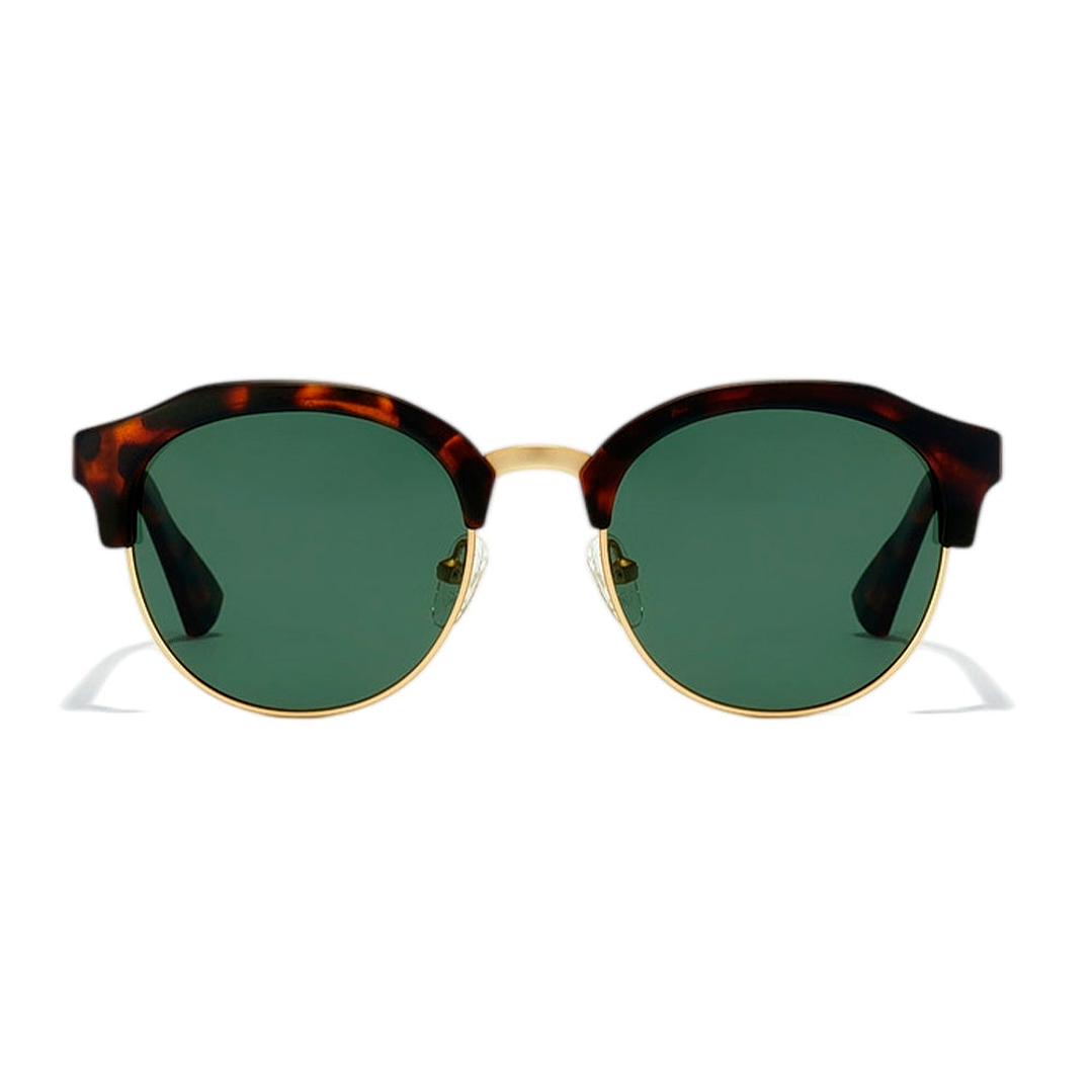 Gafas de Sol Hawkers Classic Rounded Polarizado con Marco Carey y Lunas Verde - 51 mm 3