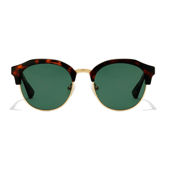 Gafas de Sol Hawkers Classic Rounded Polarizado con Marco Carey y Lunas Verde - 51 mm 3