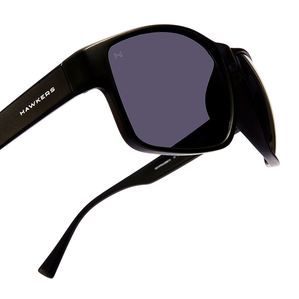 Gafas de Sol Polarizado Hawkers Faster Raw Negro Mate Unisex Talla 58mm 6