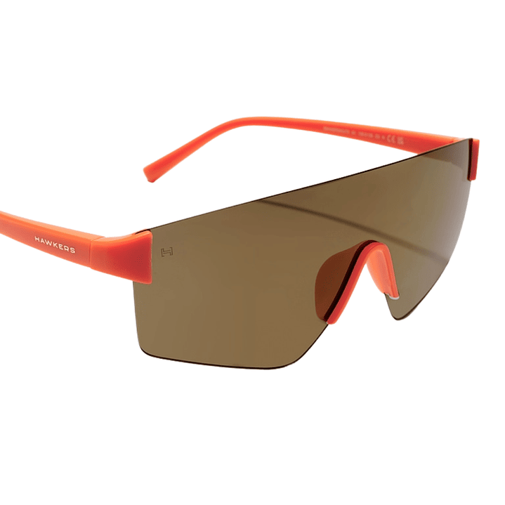Gafas de Sol Deportivos Hawkers Aero con Marco Naranja y Lunas Beige - 135 mm 3