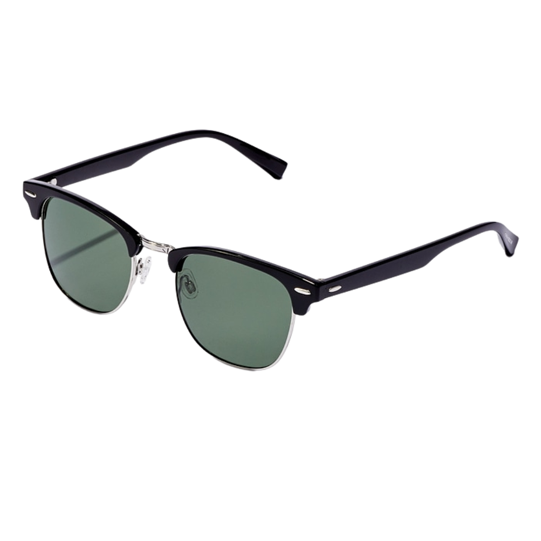 Gafas de Sol Hawkers Classic Bold Polarizado con Marco Negro y Lunas Verdes - 50 mm 1