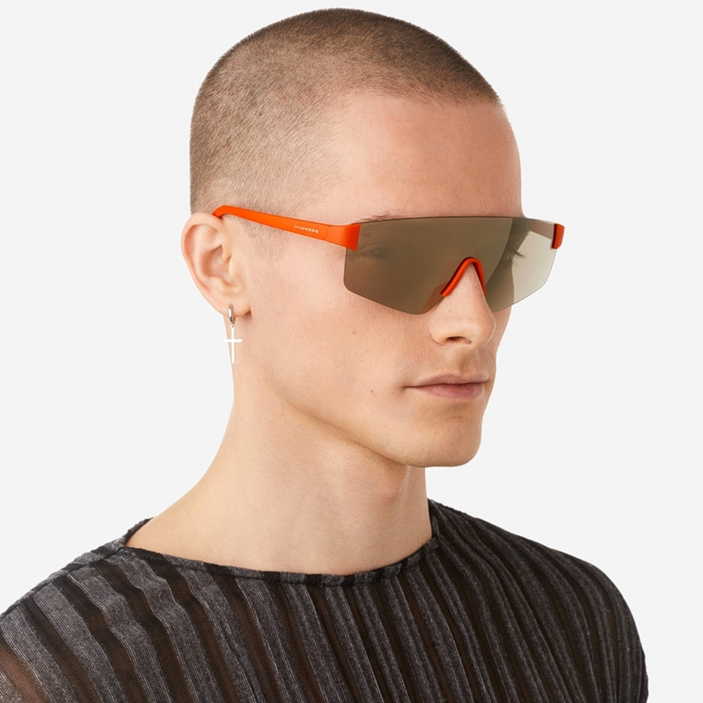 Gafas de Sol Deportivo Hawkers Aero Naranja Espejado Unisex Talla 135mm 8