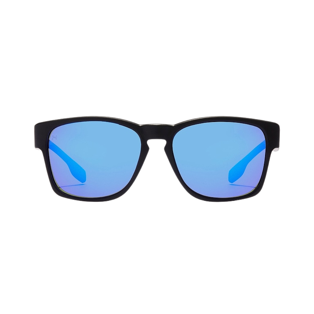 Gafas de Sol Hawkers Core Raw Polarizado con Marco Negro y Lunas Azul Espejada - 56 mm 2