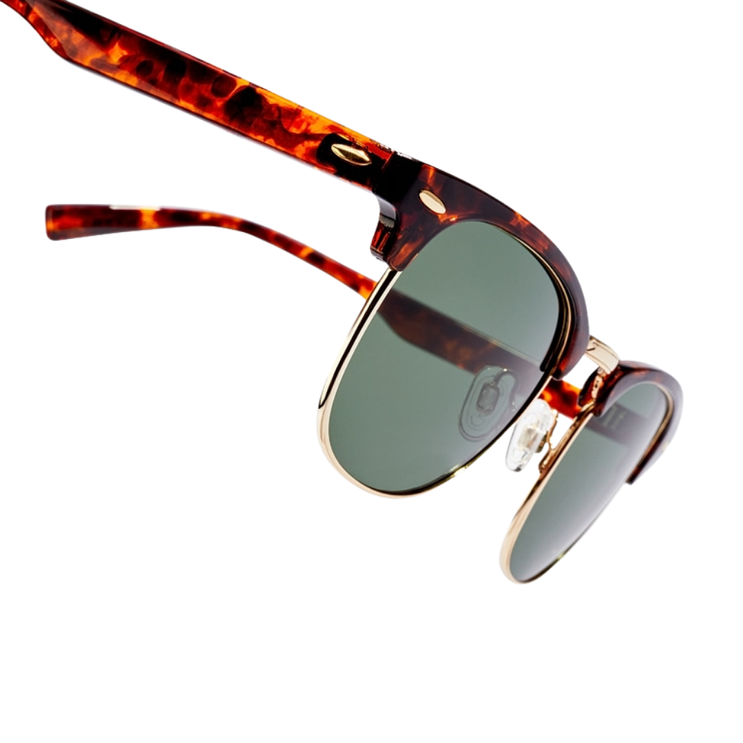 Gafas de Sol Hawkers Classic Bold Polarizado con Marco Carey y Lunas Verde - 50 mm 5