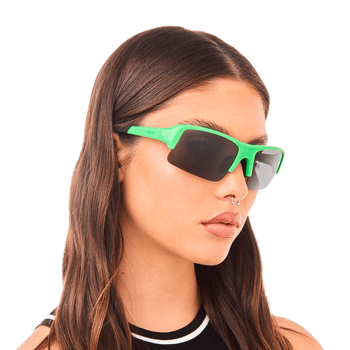 Gafas de Sol Deportivos Hawkers Bat Polarizados con Marco Verde y Lunas Negras - 67 mm 6