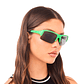 Gafas de Sol Deportivos Hawkers Bat Polarizados con Marco Verde y Lunas Negras - 67 mm - Miniatura 6