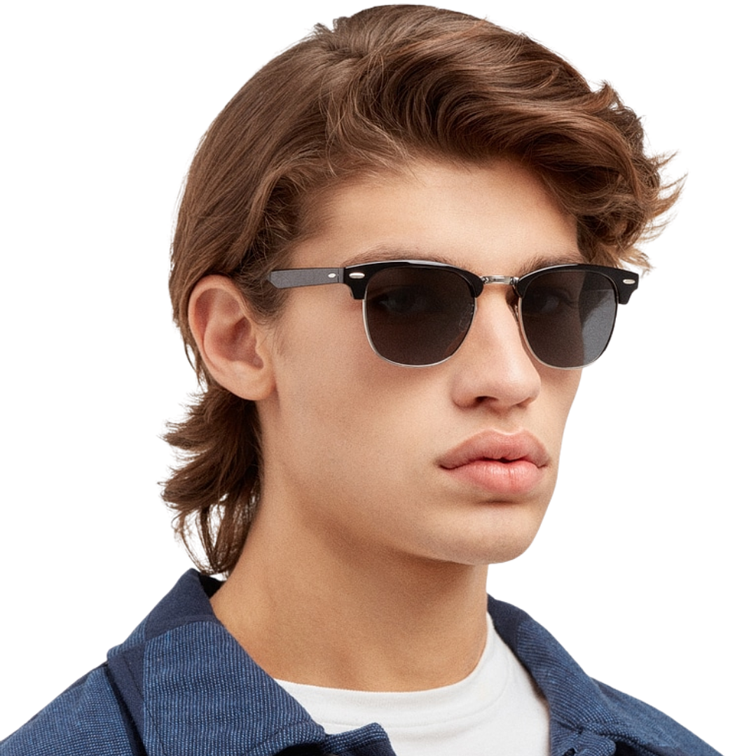 Gafas de Sol Hawkers Classic Bold Polarizado con Marco Negro y Lunas Gris - 50 mm 7