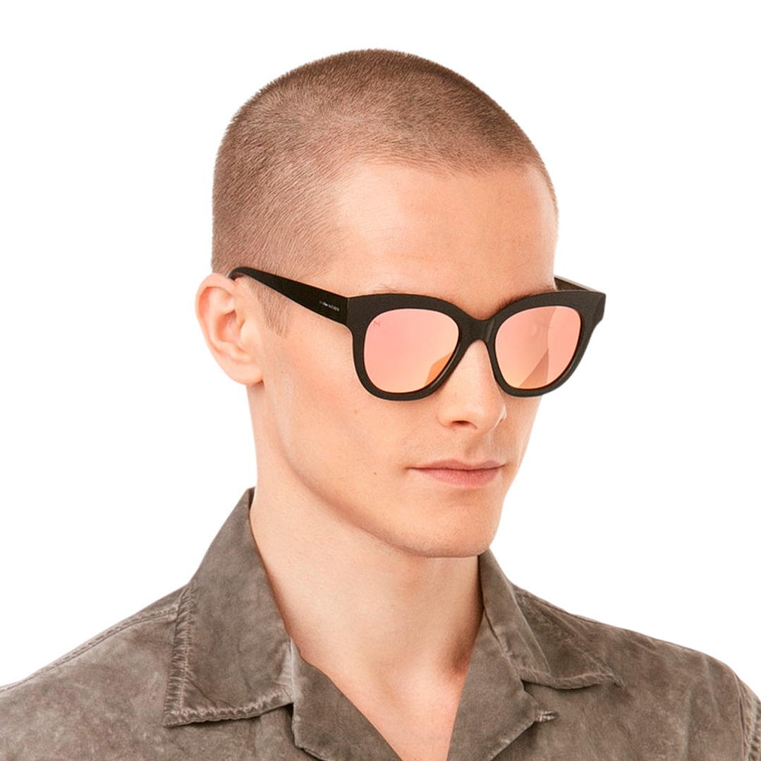 Gafas de Sol Hawkers Audrey Raw Polarizado con Marco Negro y Lunas Oro Rosa - 52 mm 7