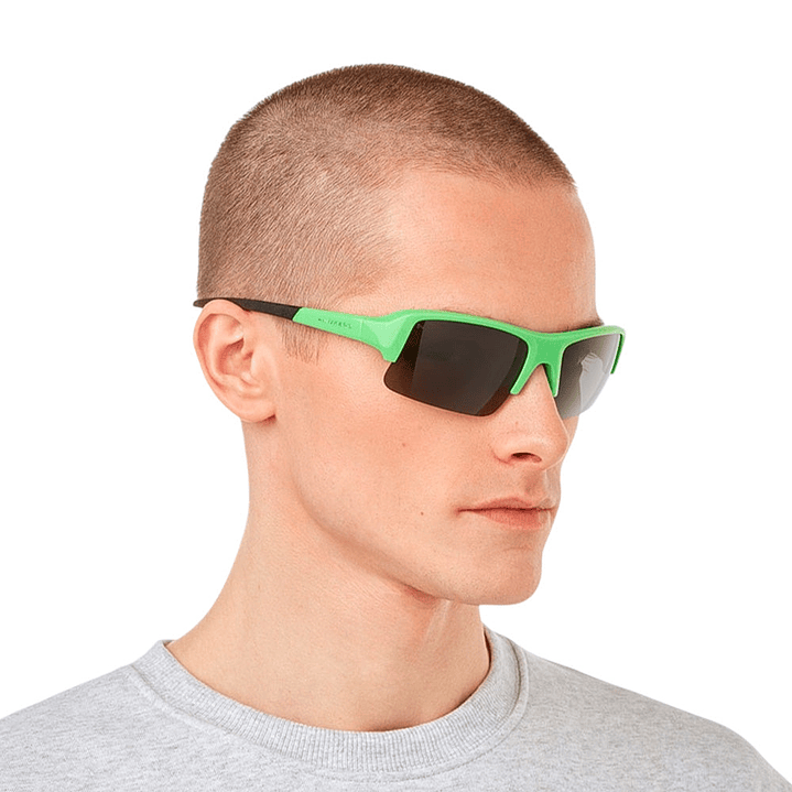 Gafas de Sol Deportivos Hawkers Bat Polarizados con Marco Verde y Lunas Negras - 67 mm 7